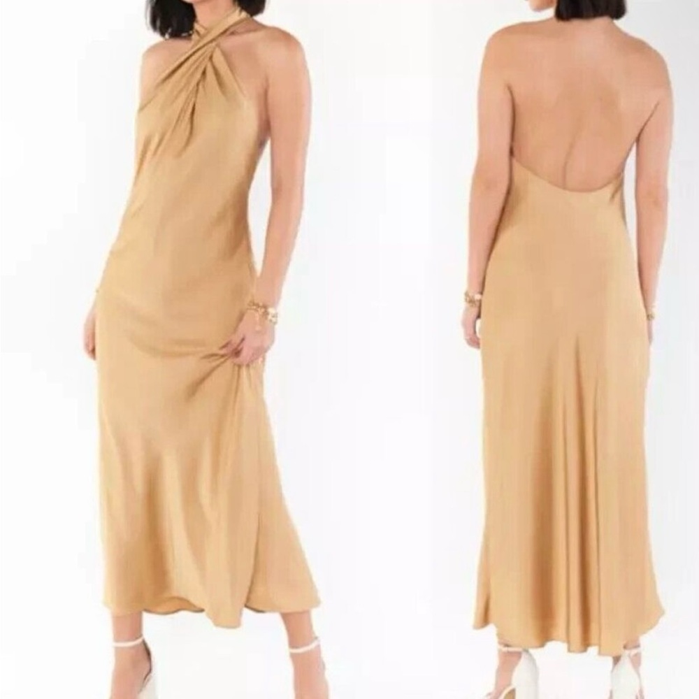 MUMU Halter Dress